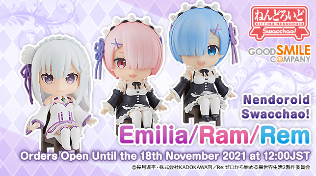 Nendoroid Swacchao! Ram/Rem/Emilia